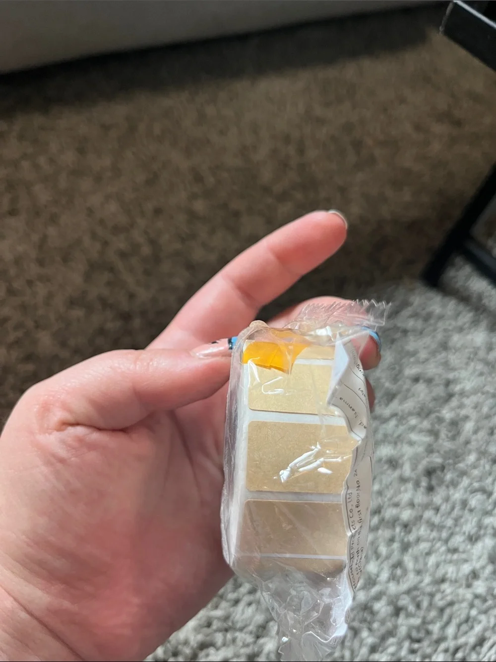 Square Labels Sticker Roll